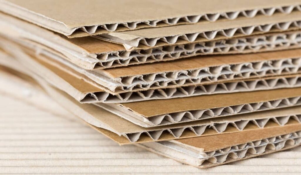 corrugated flutes