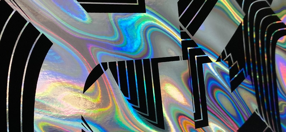 Silk Screen Printing Holographic Paper