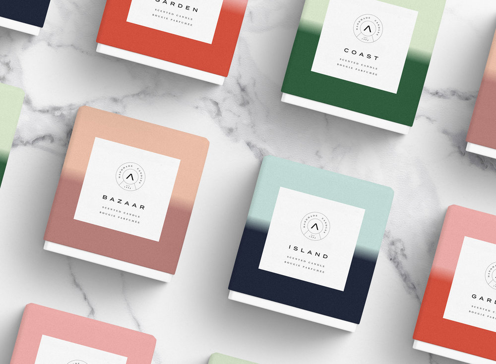branded candle packaging