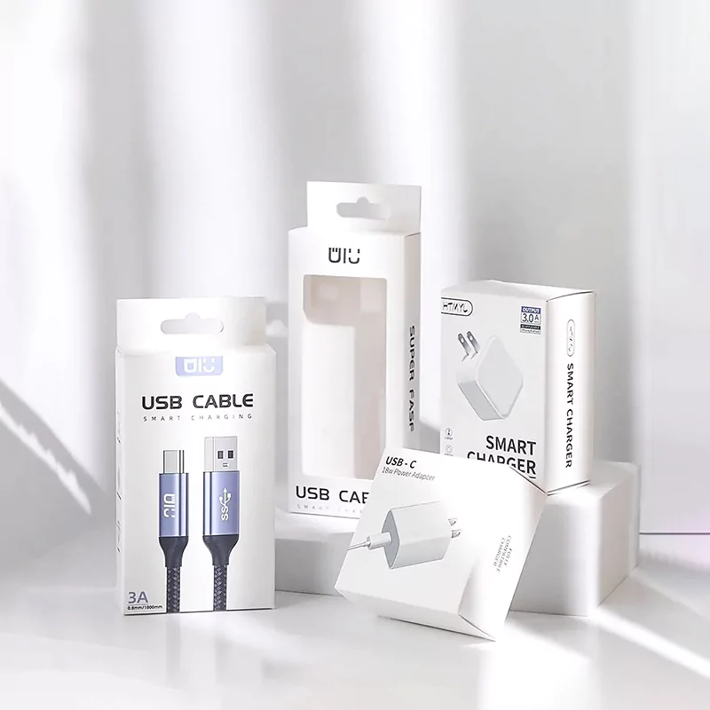 plain cardboard charger boxes