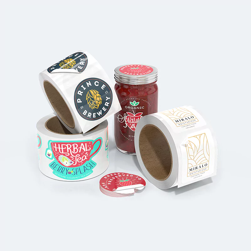 custom printed roll labels