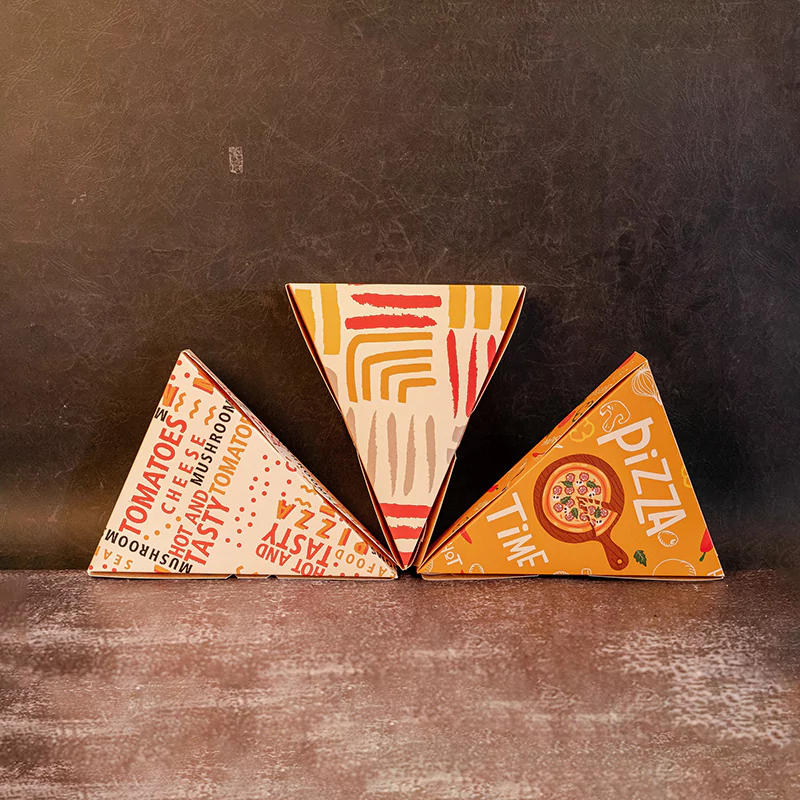 custom cardboard pizza slice boxes