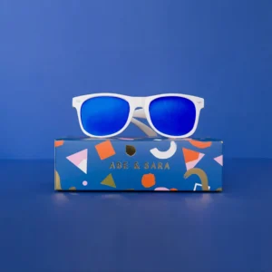 Collapsible Blue Sunglasses Boxes
