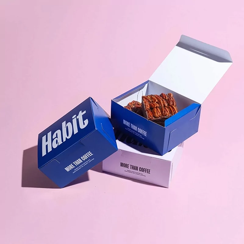 cardboard printed brownie boxes