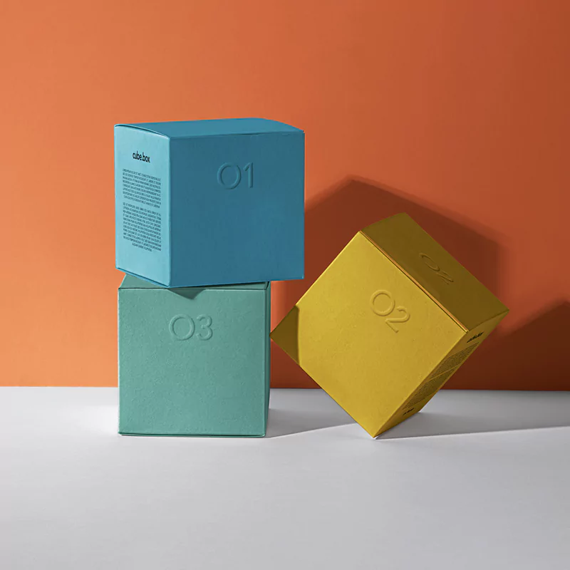 Custom cube boxes