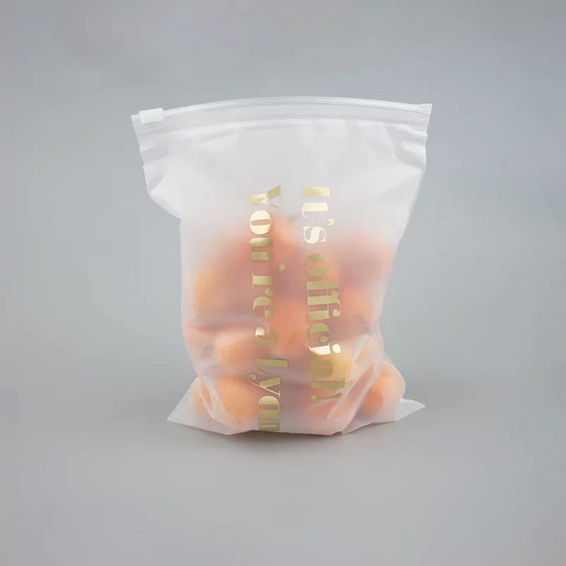 transparent recycled pouches