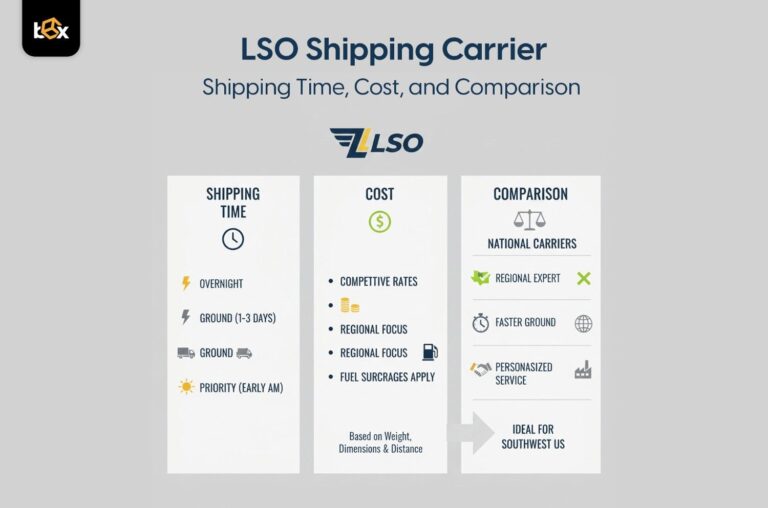 LSO Shipping Carrier: Shipping Time, Cost, and Comparison
