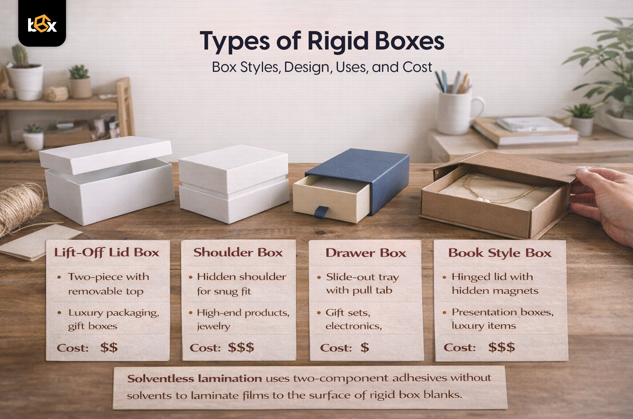 Types of Rigid Boxes: Box Styles, Design, Uses, and Cost